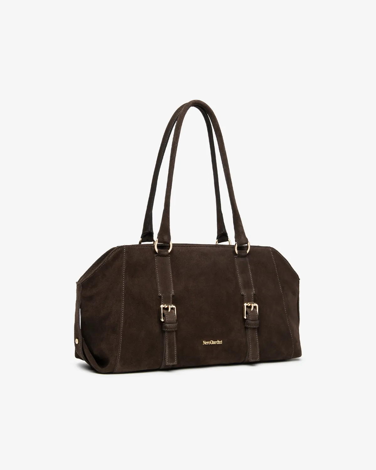NeroGiardini geanta bowler dama piele intoarsa