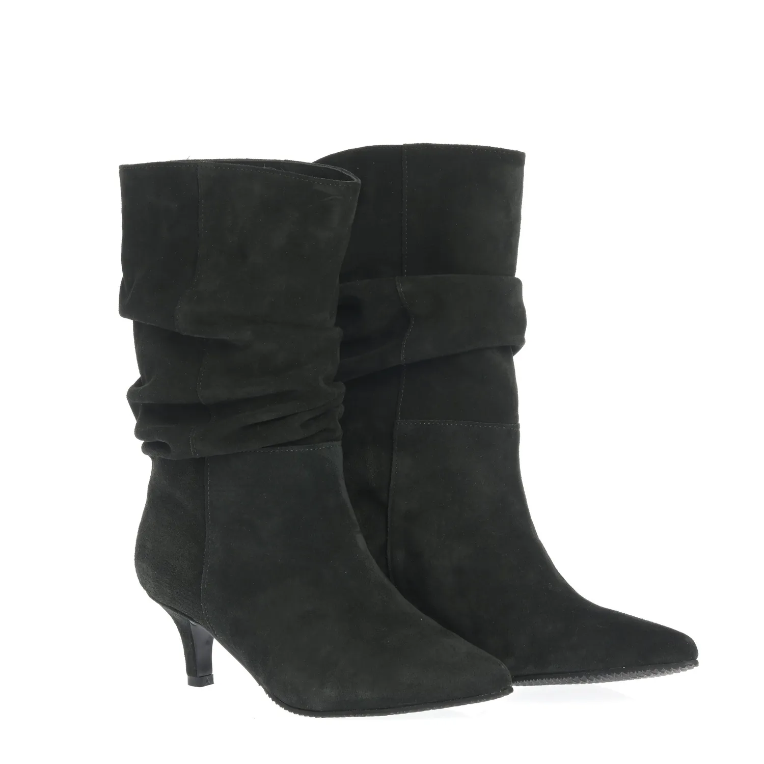 Ana Urbana Shoes Amelia cizme verde închis piele