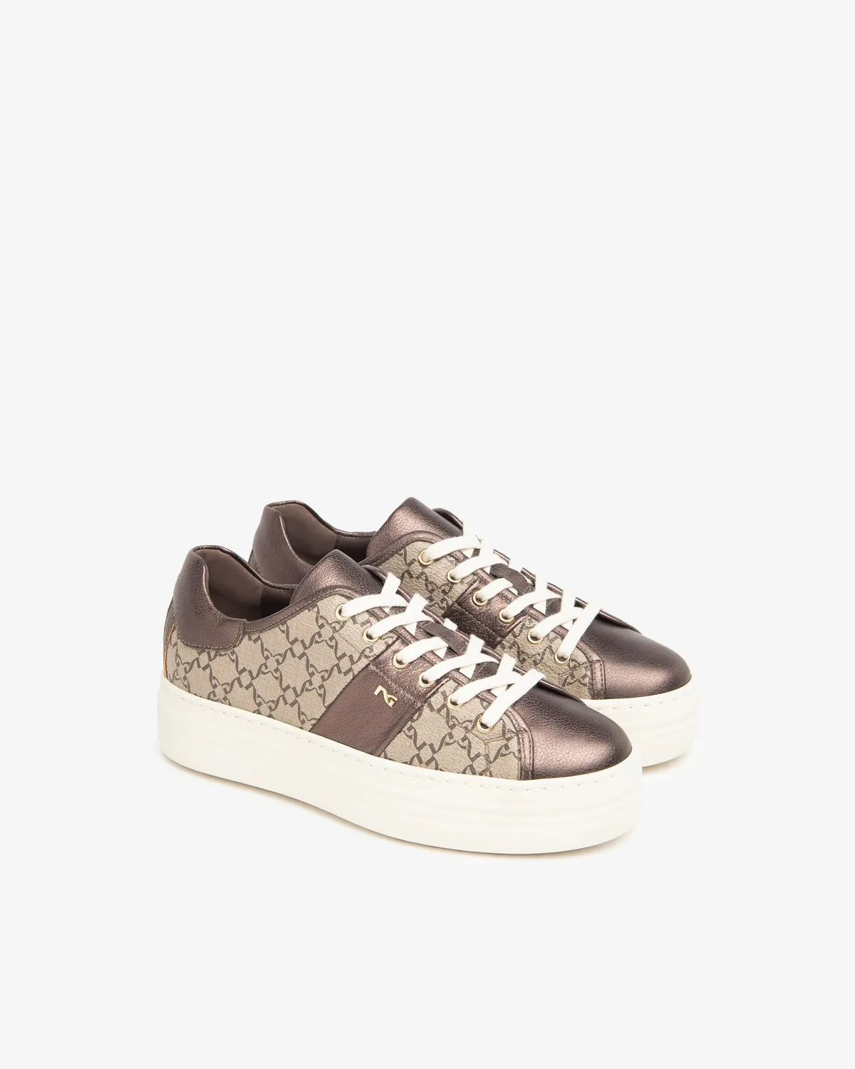 NeroGiardini sneakers dama piele cu tesatura tehnica
