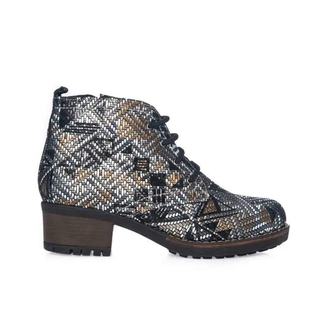 Catinca Shoes BC16 MZ ghete dama mozaic piele naturala