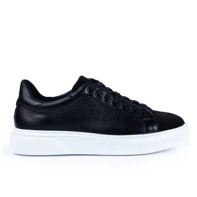 Lucas Shoes Sneaker 510 sneakers negru bizon piele