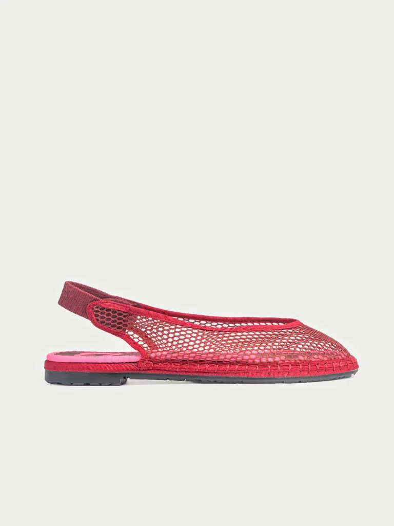 Flagelus Narnia pantofi plasa grenat banda elastica