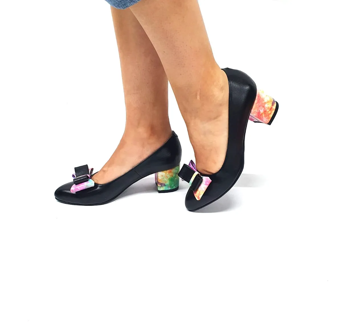 Catinca Shoes A12 NBF pantofi piele negru fermoar