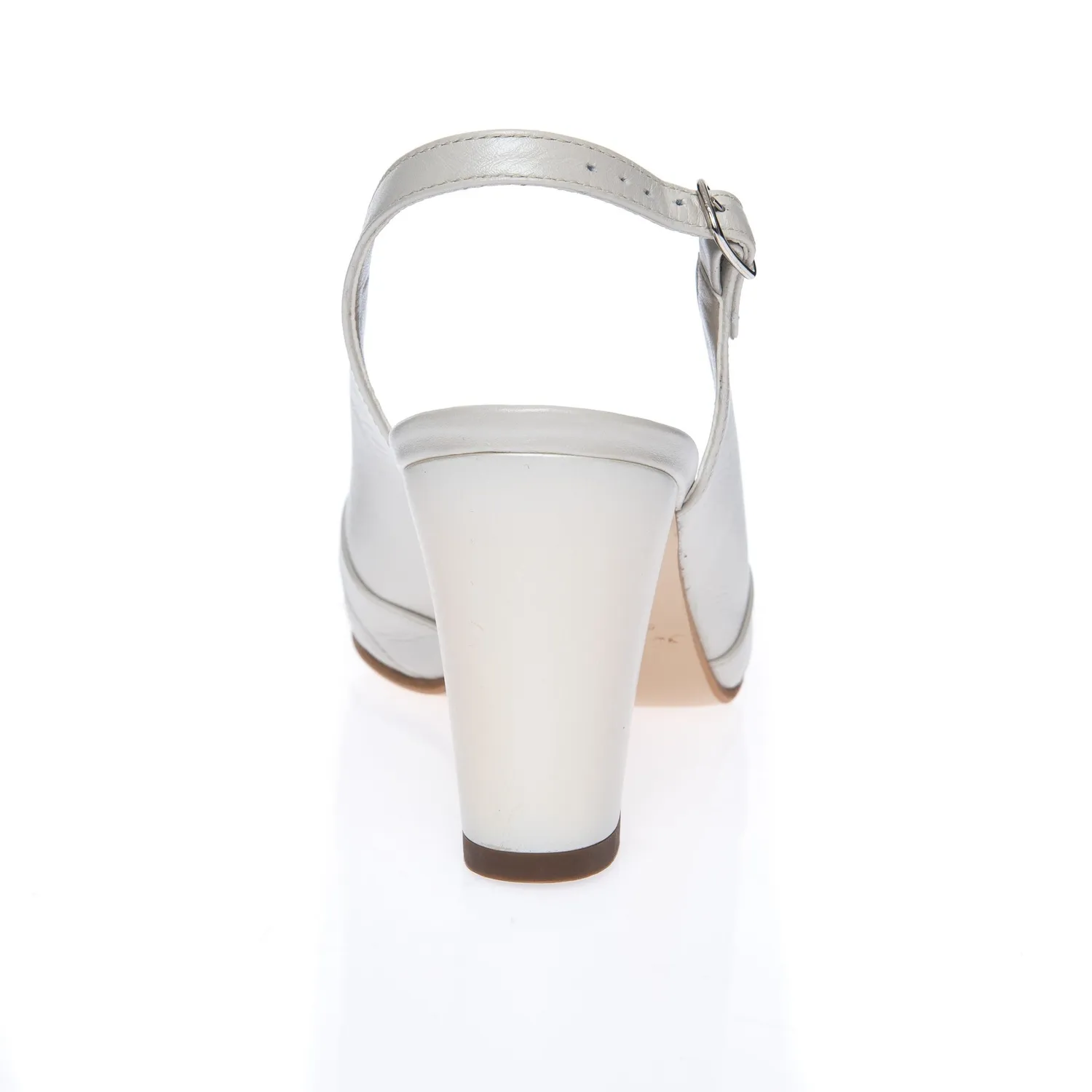 Catinca Shoes 024 AS sandale dama piele alb sidef
