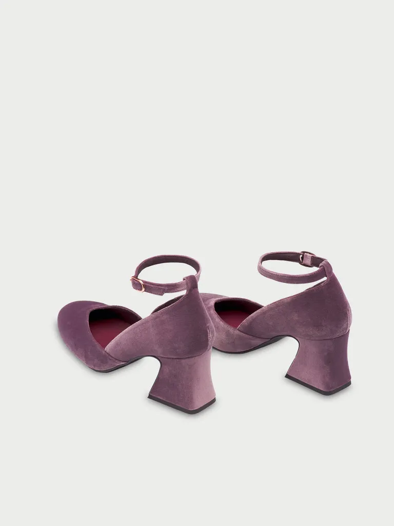 Flagelus The D'Orsey Pumps pantofi toc lila 6cm
