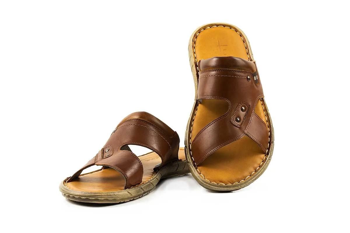 Lucas Shoes Sandale 300 sandale coniac piele