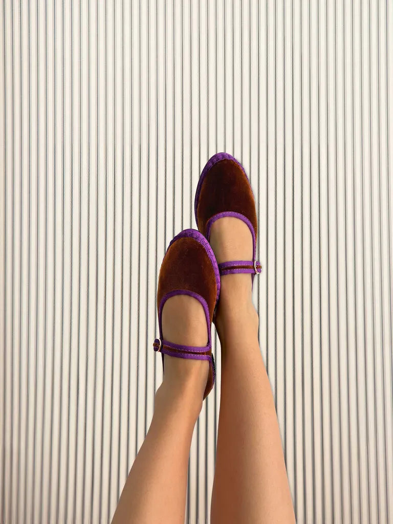 Flagelus Archer pantofi mary jane maro
