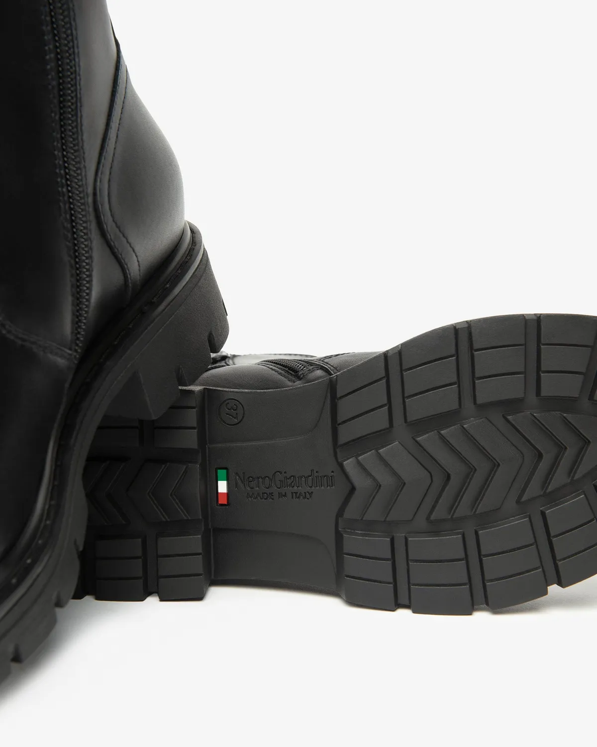 NeroGiardini botine dama piele textil iarna