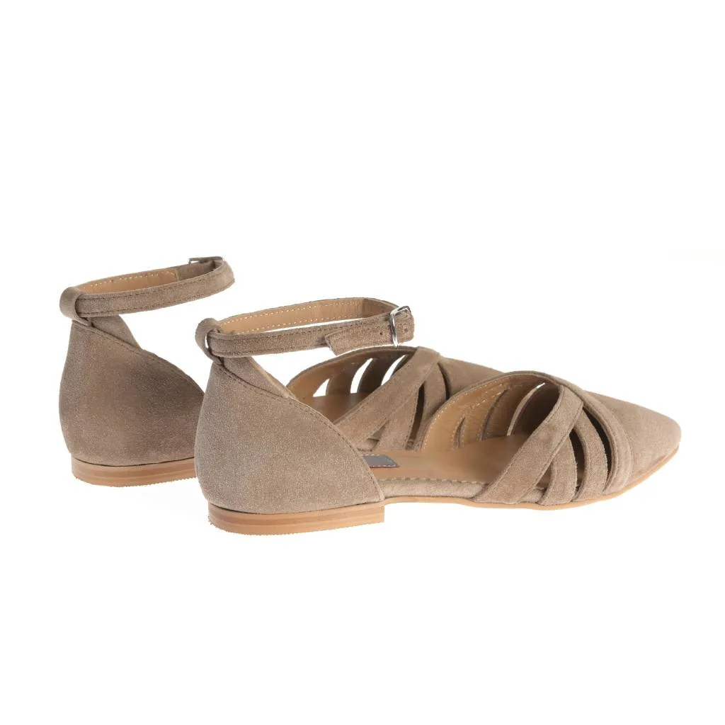 Ana Urbana Shoes New Orleans sandale grej piele