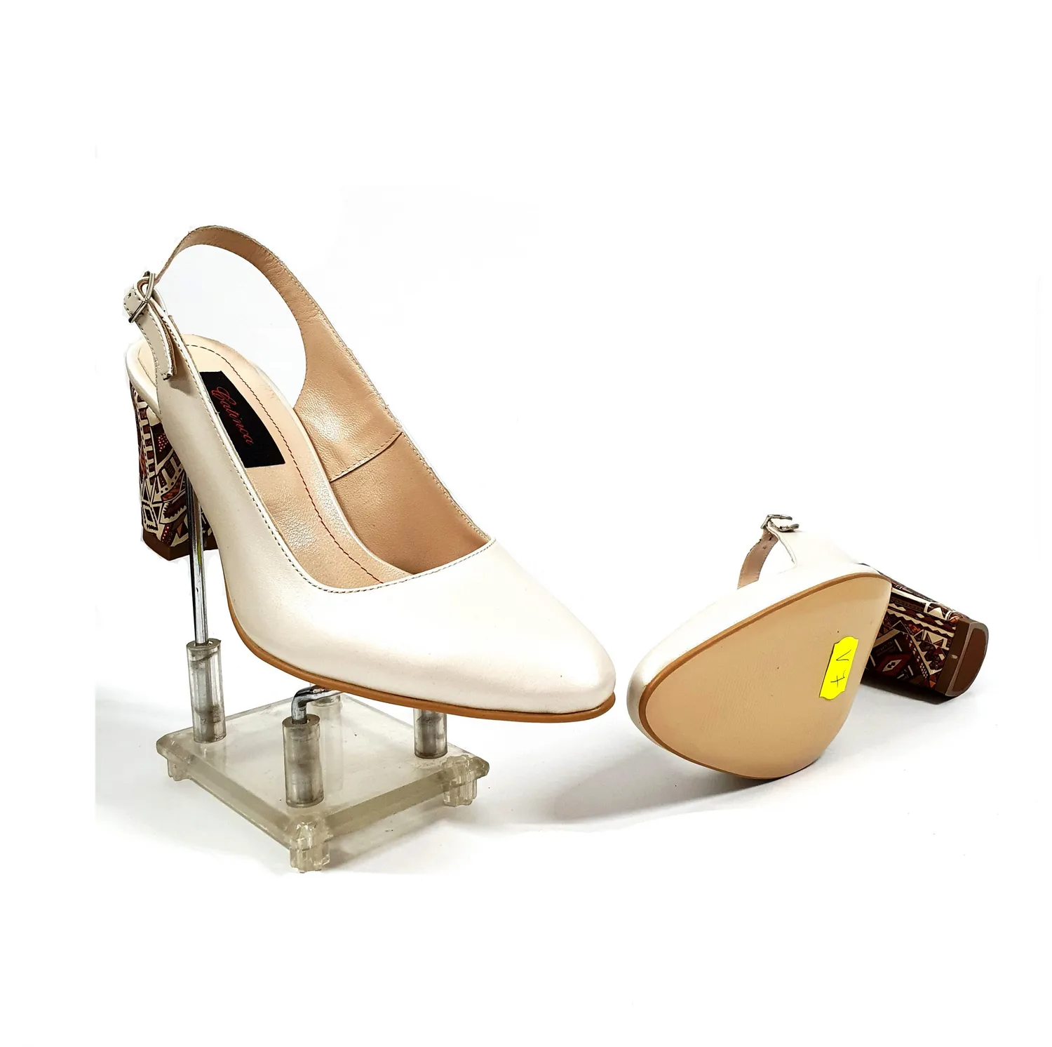 Catinca Shoes V7 BSTM sandale dama piele naturala bej maro