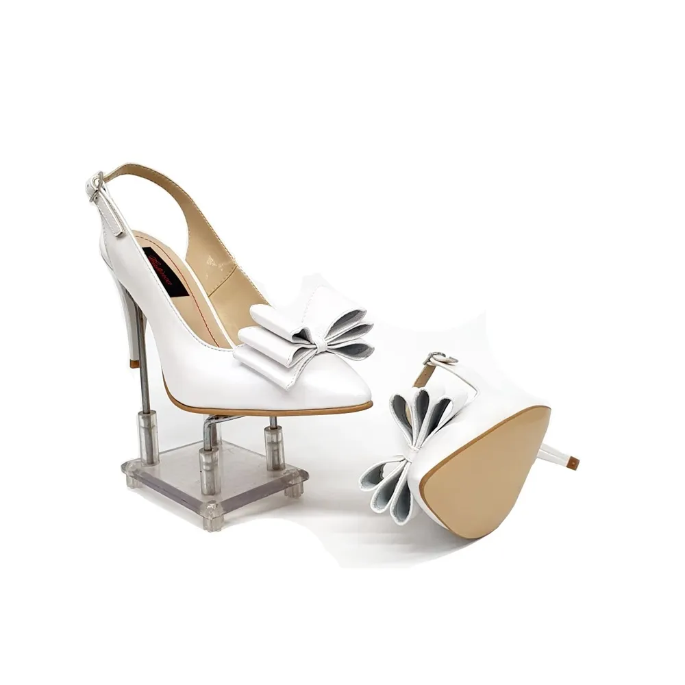 Catinca Shoes D17 A sandale dama piele alb