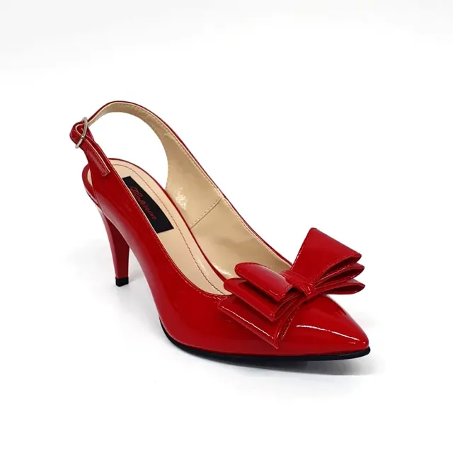Catinca Shoes D17 RL sandale dama piele rosu lac