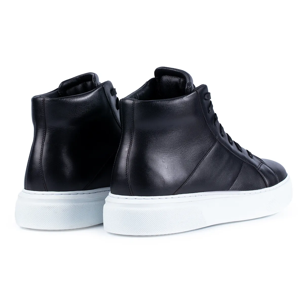 Lucas Shoes 855 ghete barbati negru piele naturala