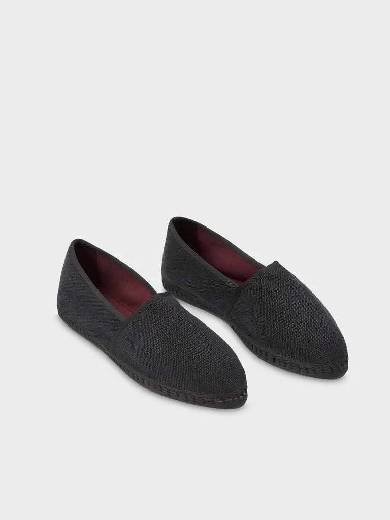 Flagelus Claudio espadrile negre din in