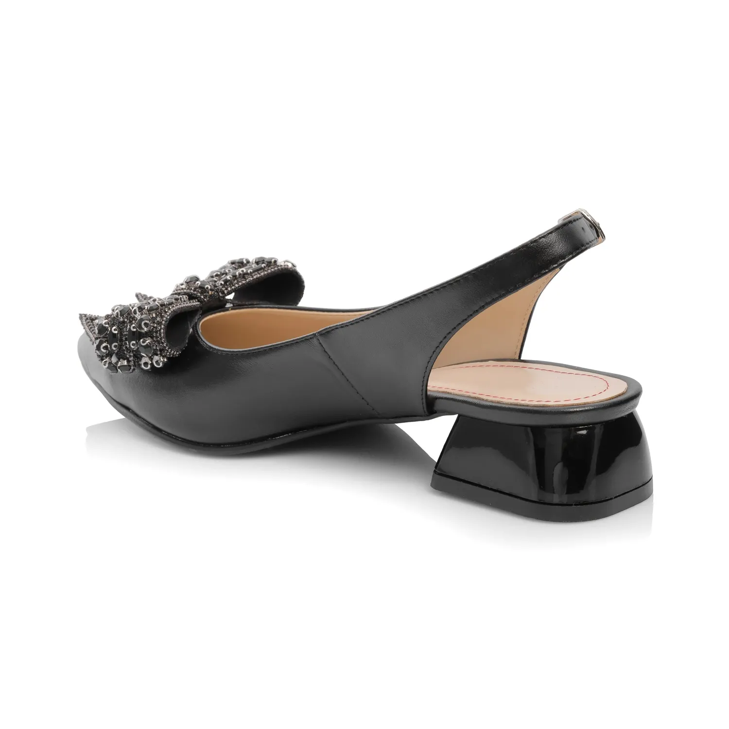 Catinca Shoes BLD10 NE sandale negre box piele