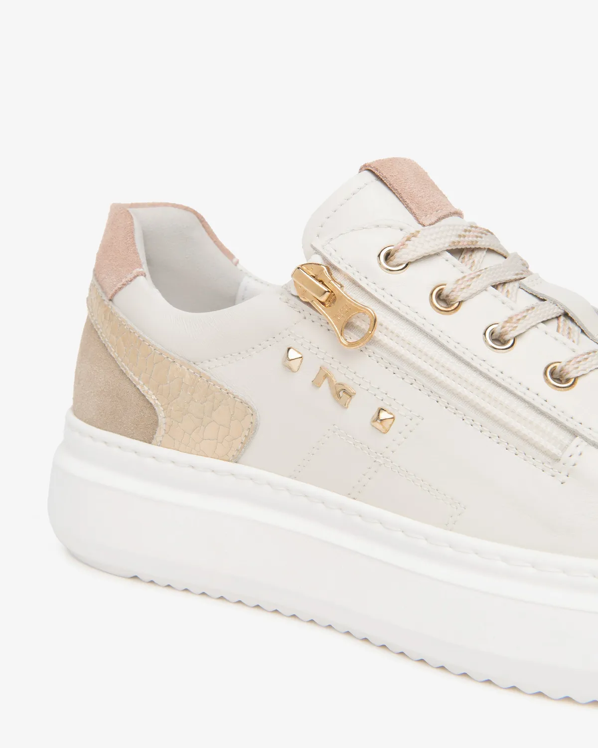 NeroGiardini sneakers dama piele si piele intoarsa
