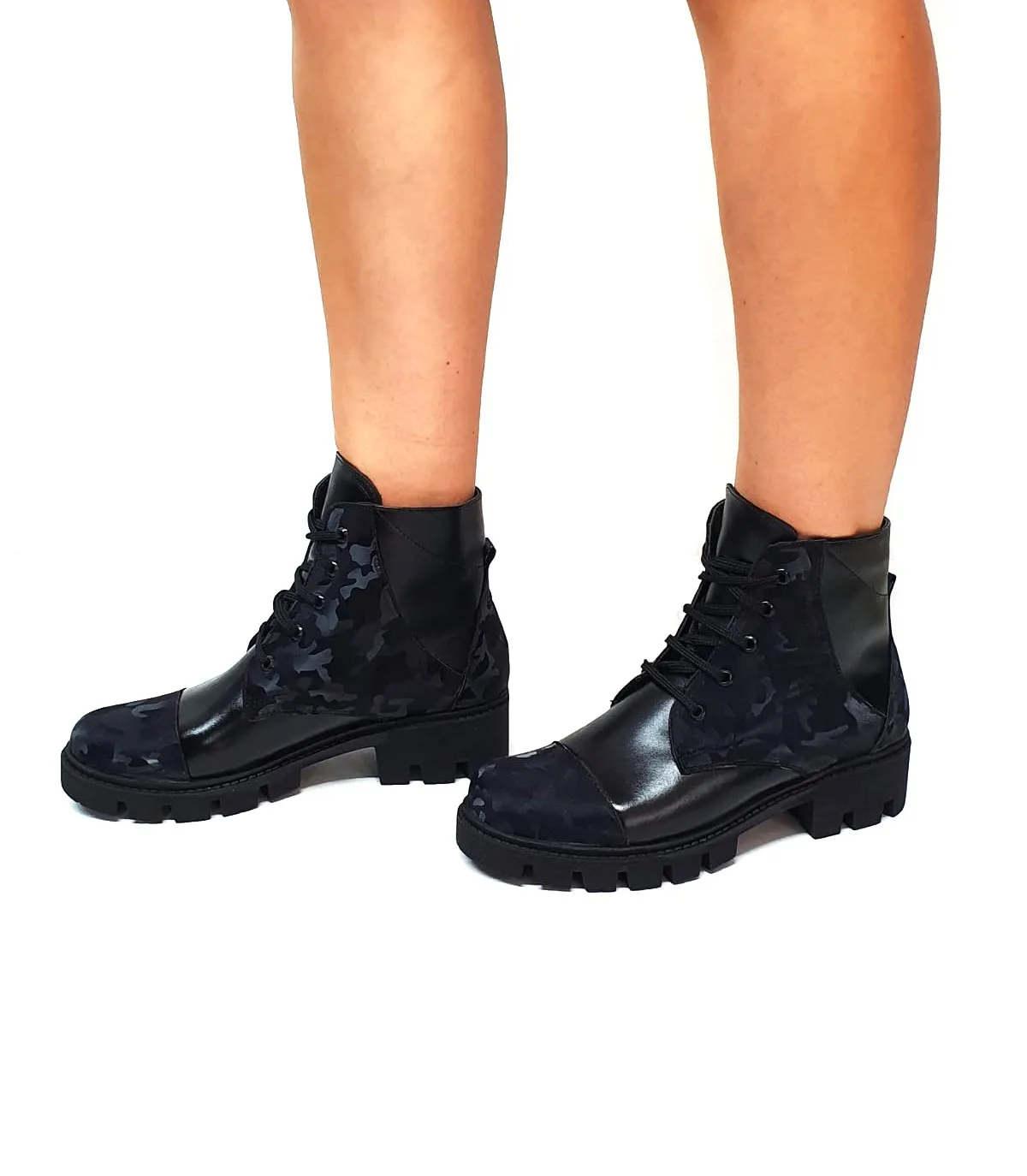 Catinca Shoes BC20 NBCN bocanci dama piele camuflaj