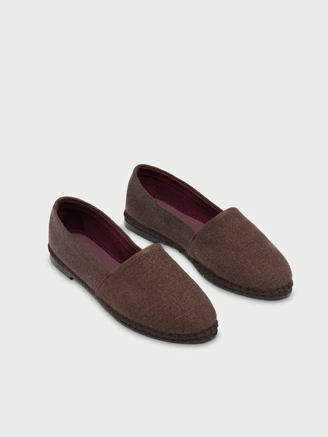 Flagelus Wilfred slipper maro închis in