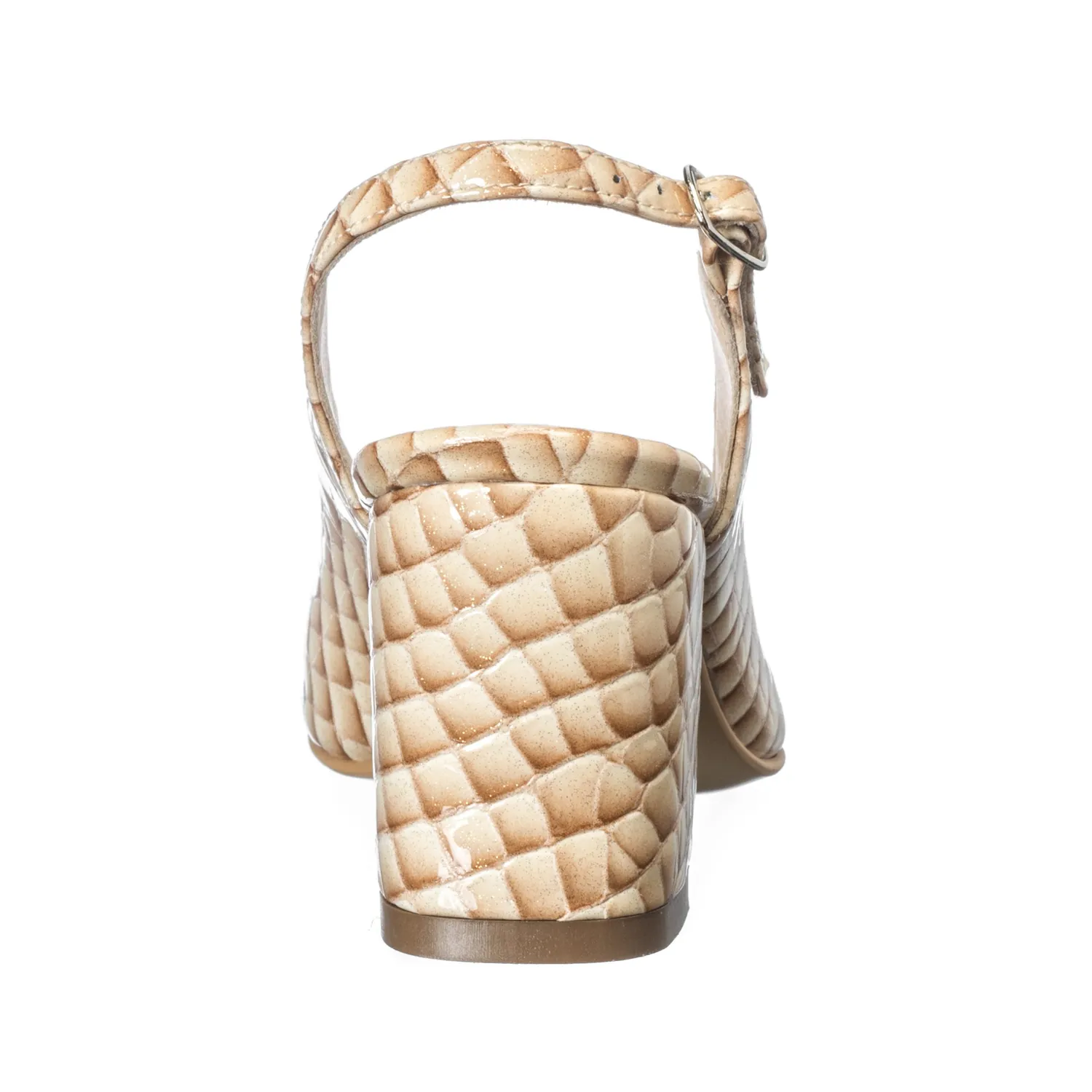 Catinca Shoes R77 MC sandale piele naturala maro croco