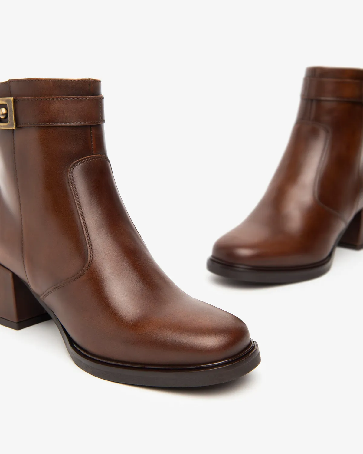 Botine damă piele NeroGiardini toamnă-iarnă