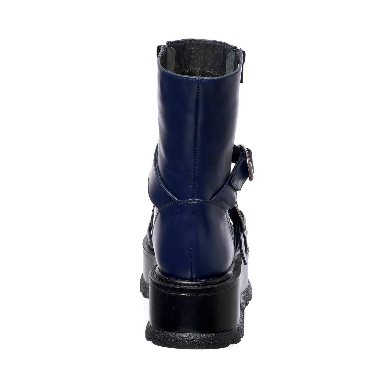 Catinca Shoes BC30 BB bocanci dama albastri piele naturala