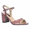 Catinca Shoes S15 BC sandale dama bordo piele croco