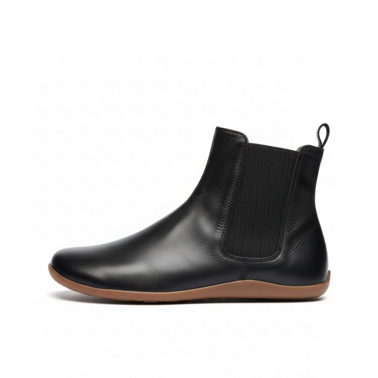 BÄR Elif pantofi barefoot piele negri chelsea