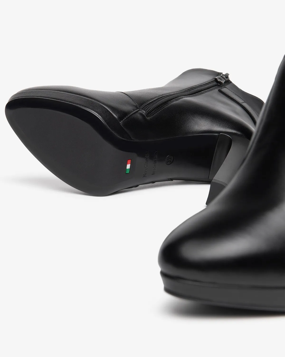 NeroGiardini botine dama piele toc 10 cm