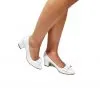 Catinca Shoes A12 AS pantofi dama piele albi sidef