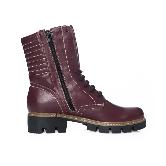 Catinca Shoes BC15 BOB bocanci dama bordo box piele naturala