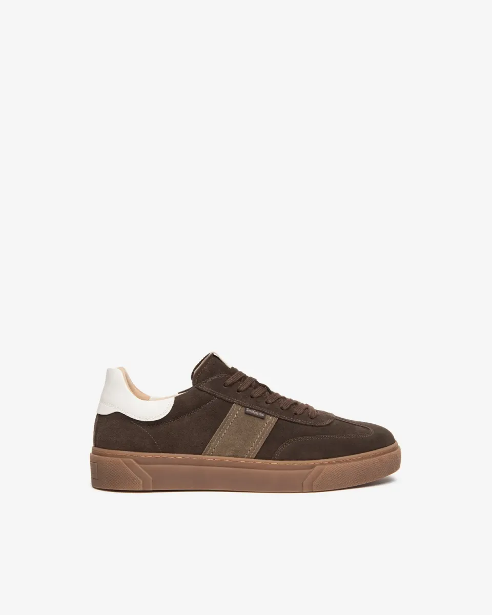 NeroGiardini sneakers barbati piele intoarsa cu siret