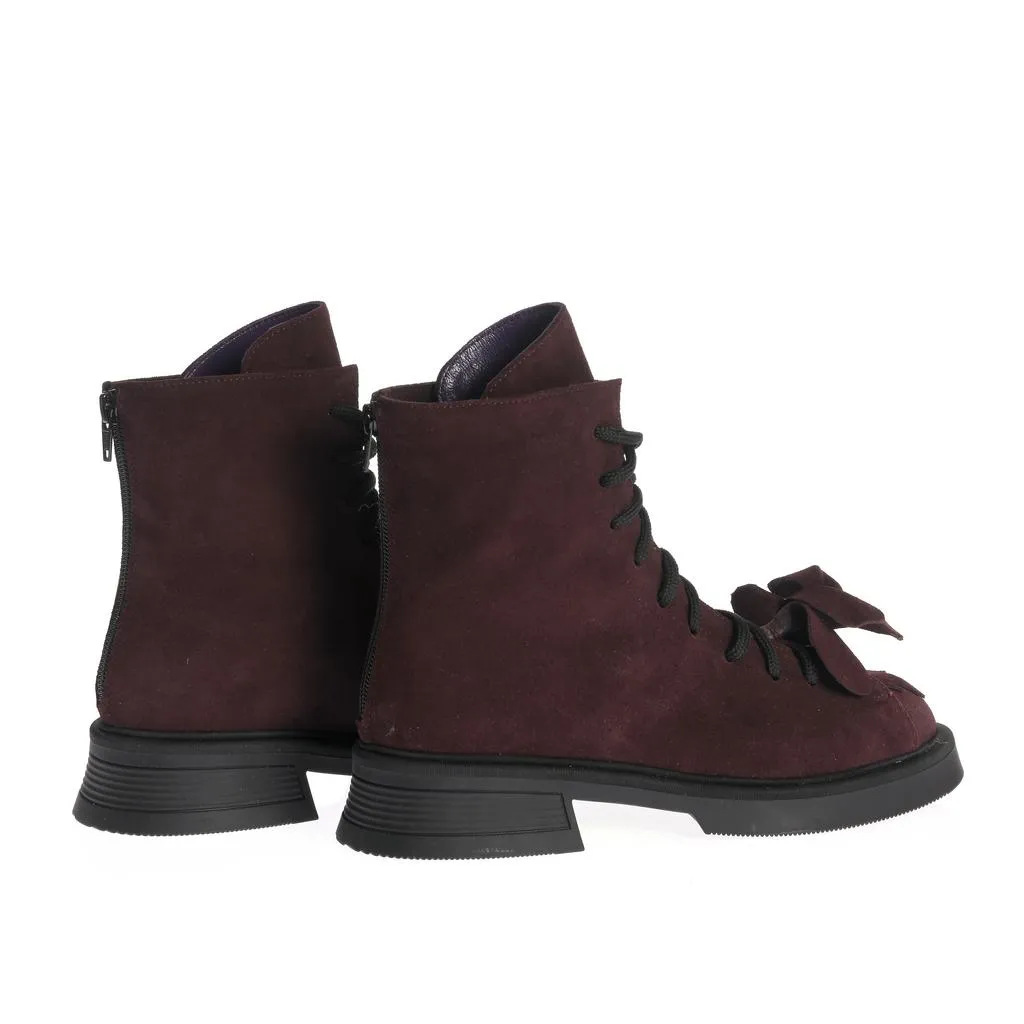 Ana Urbana Shoes Yasmina bocanci mov piele întoarsă