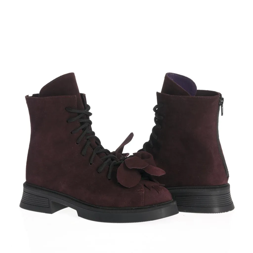 Ana Urbana Shoes Yasmina bocanci mov piele întoarsă