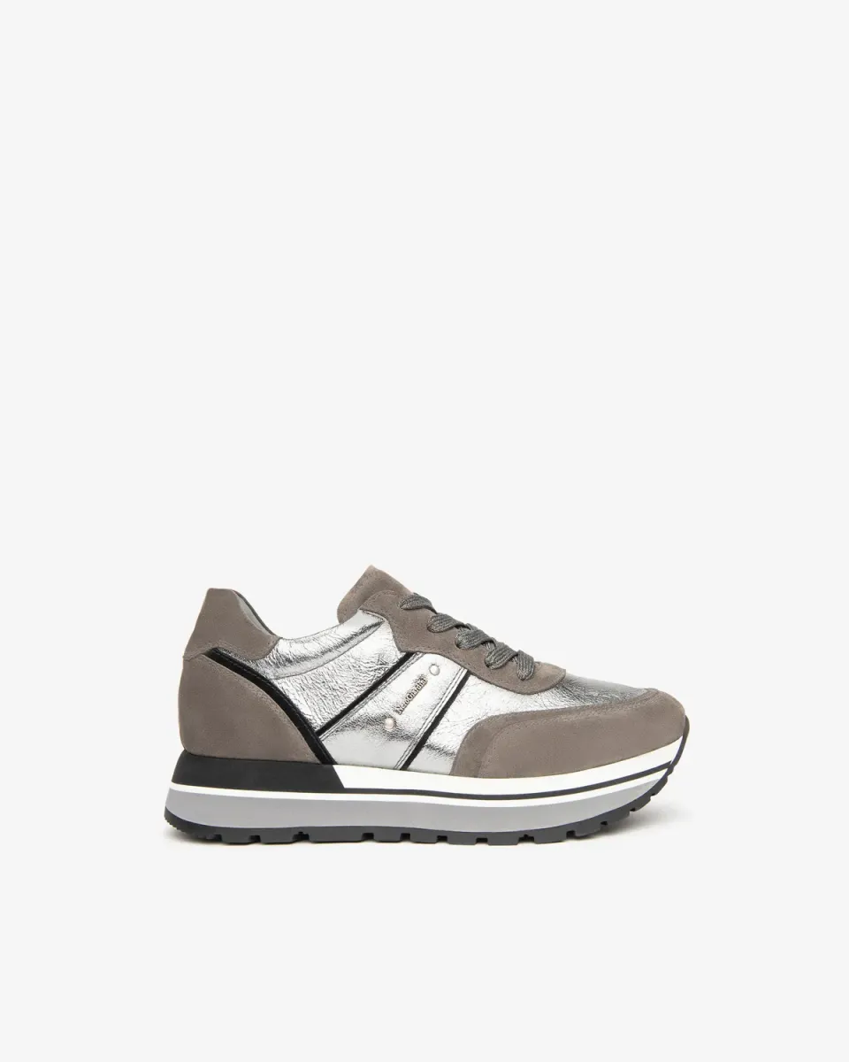 NeroGiardini sneakers piele intoarsa dama casual