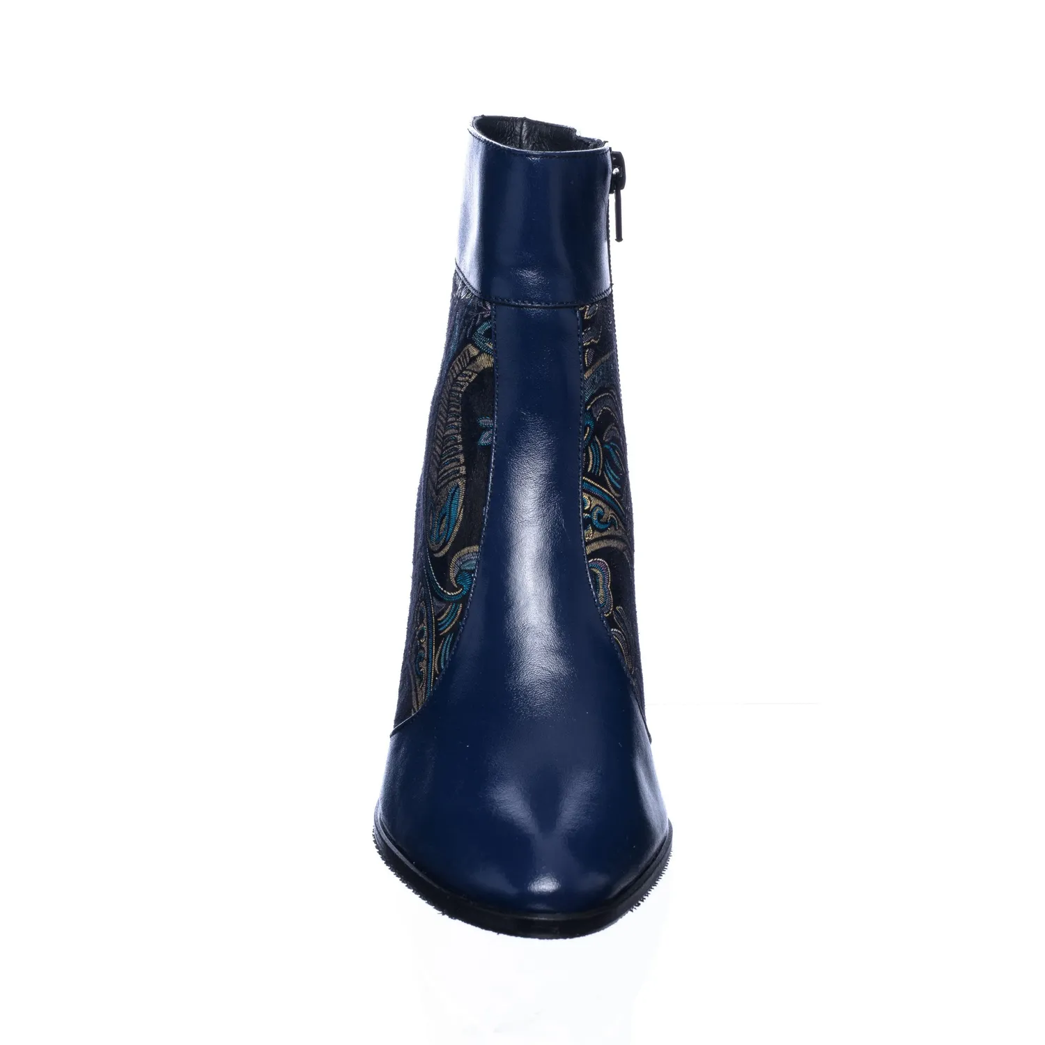 Catinca Shoes GX32 BSB ghete dama piele naturala albastru