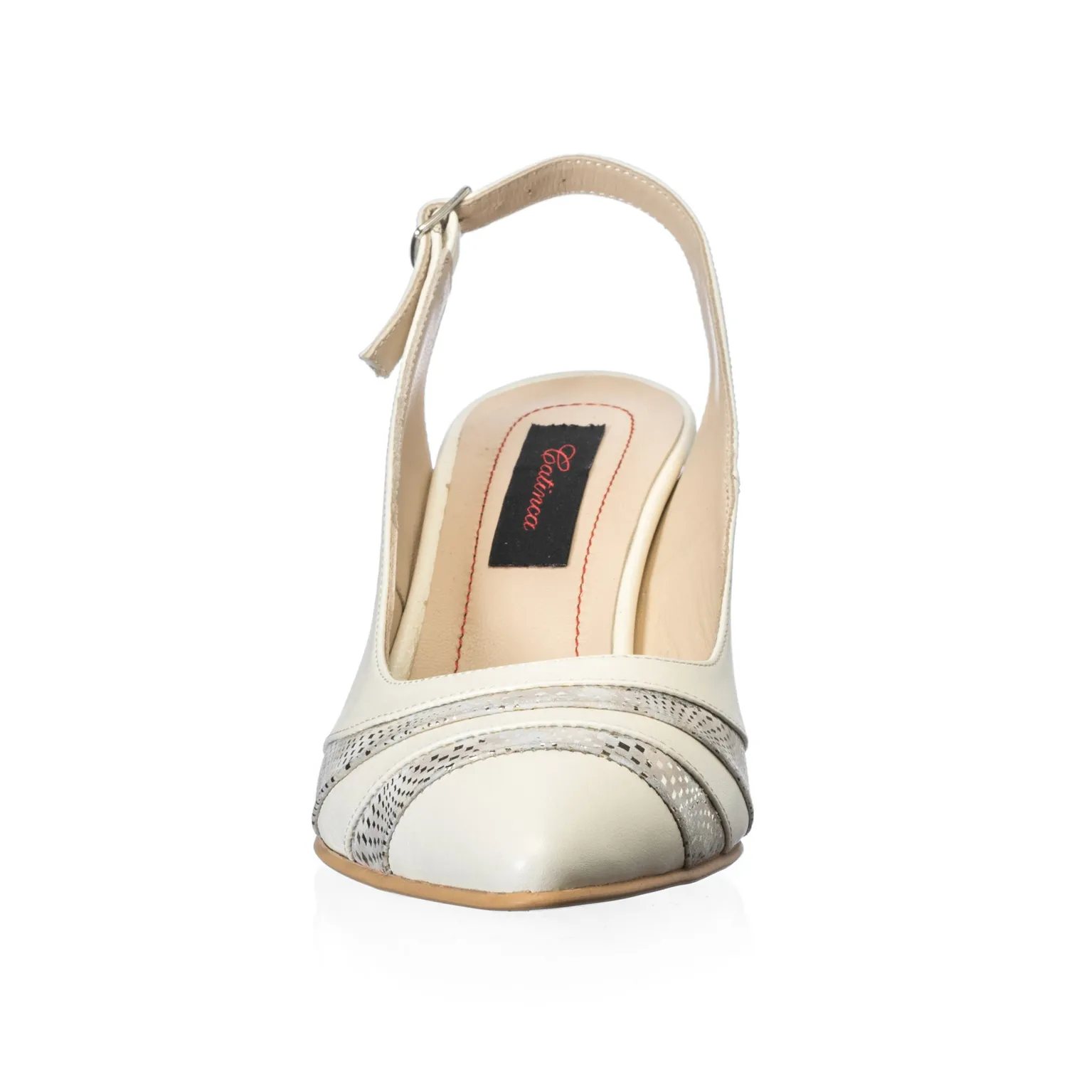 Catinca Shoes A101 BMA sandale dama piele bej auriu