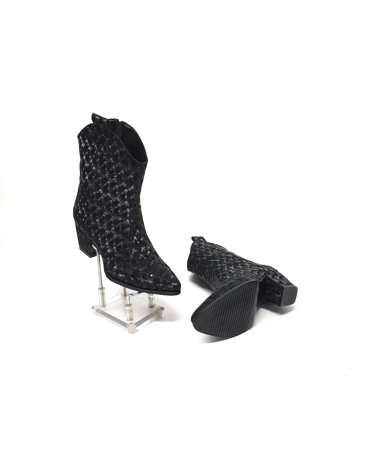 Catinca Shoes N3D ciocate piele naturala negru 3D