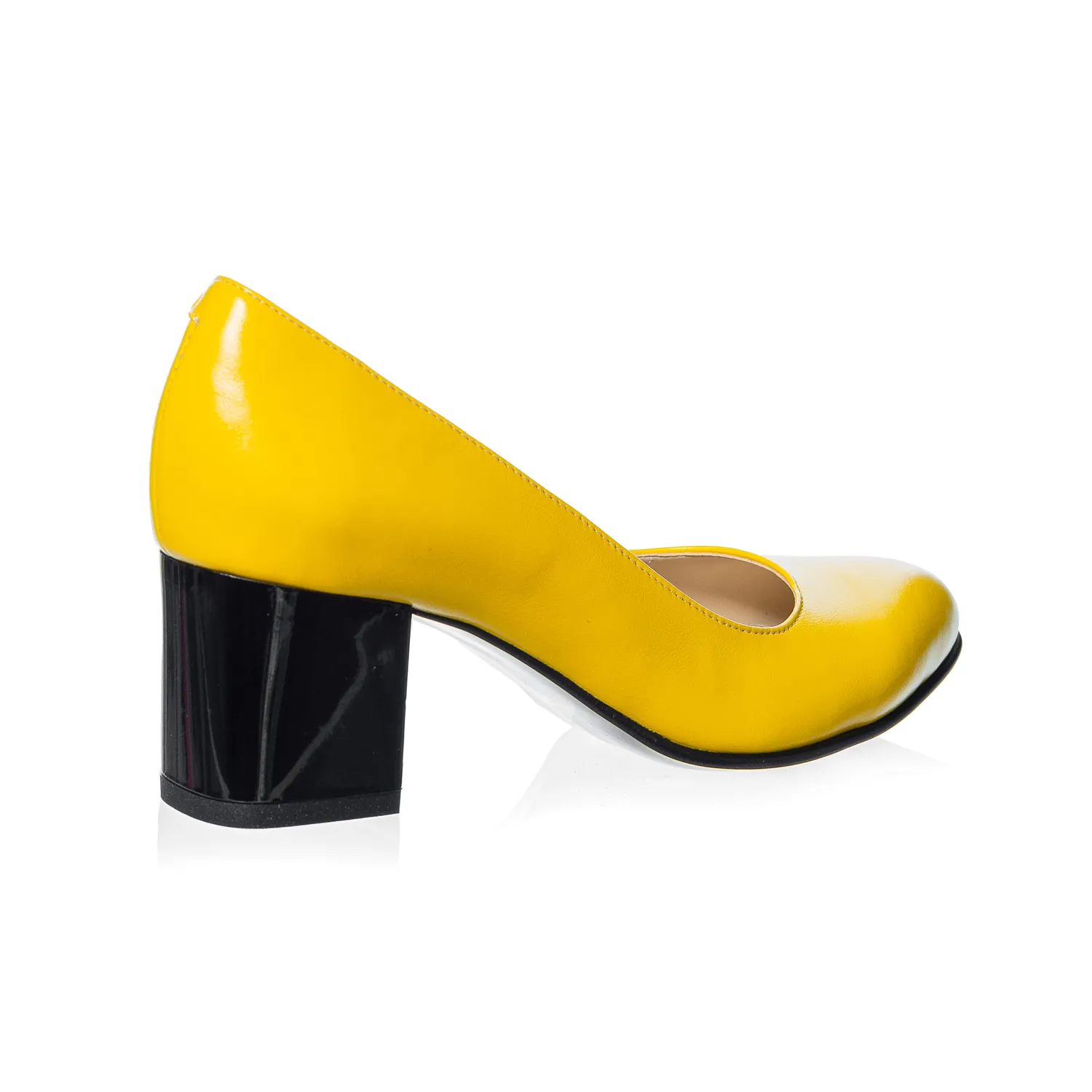 Catinca Shoes A2 GB pantofi piele galben box