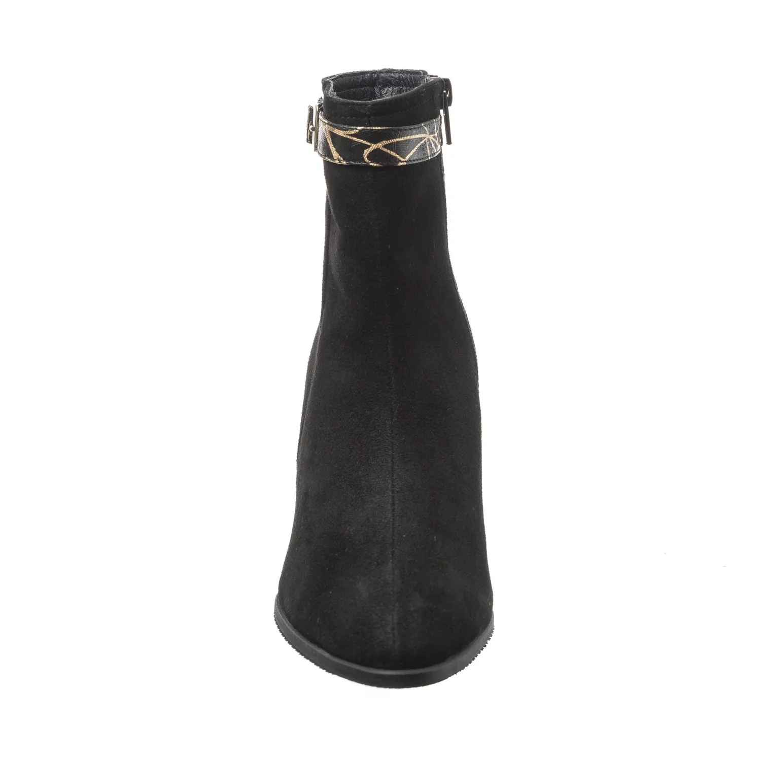 Catinca Shoes GX43 NAFA ghete dama piele negru antilopa