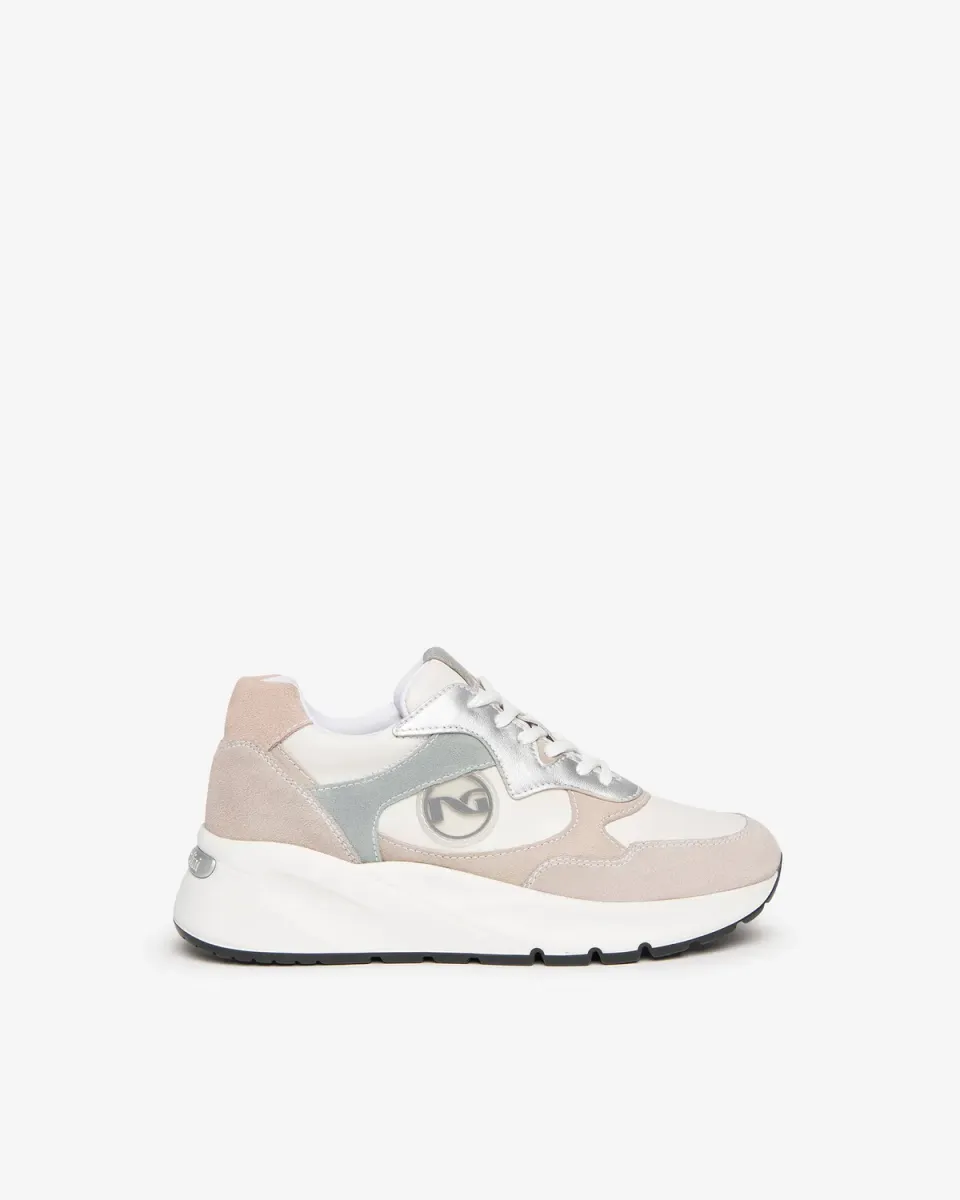 NeroGiardini sneakers piele și piele întoarsă damă DryGo