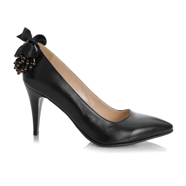 Catinca Shoes Negru Box A46 N pantofi piele naturala