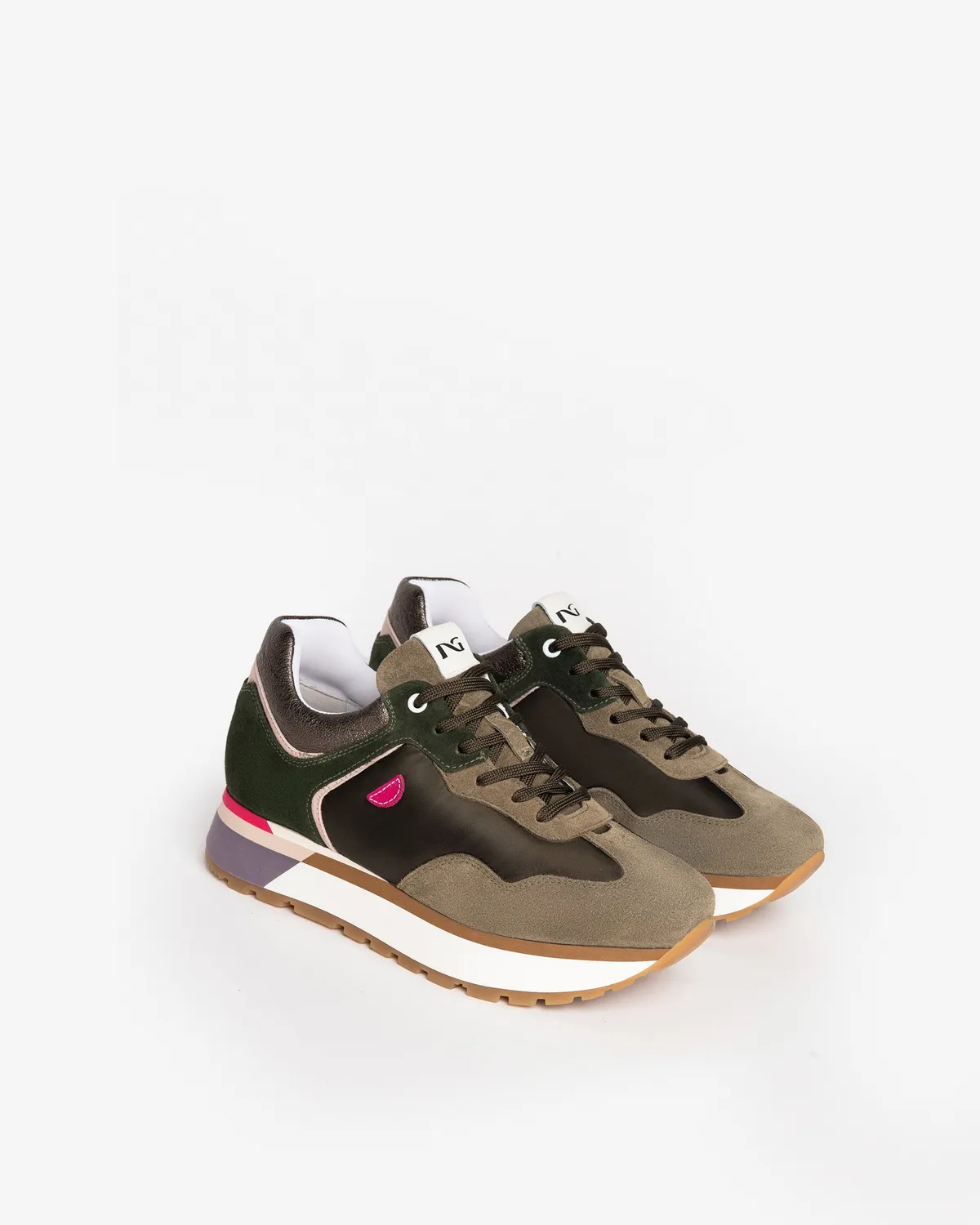NeroGiardini sneakers damă piele întoarsă 35-41 confort