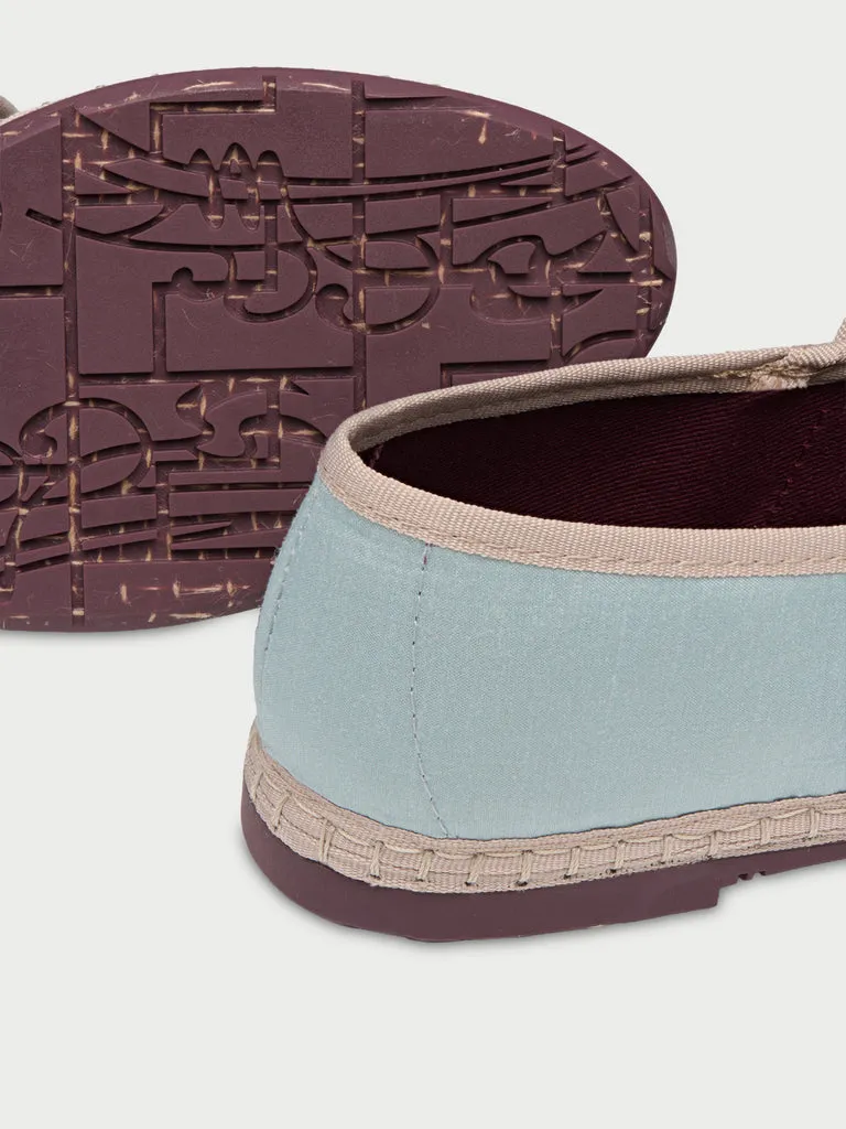 Flagelus Claire Aqua pantofi Mary Jane matase bleu