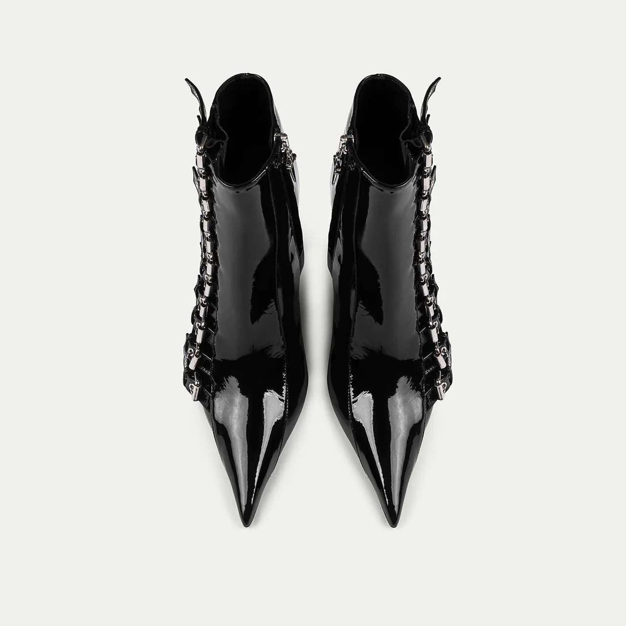 Cesare Paciotti Dafne botine dama negru lac