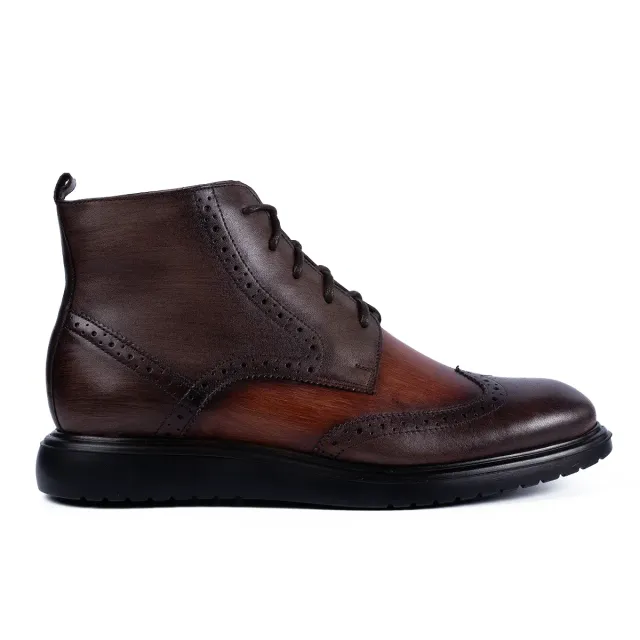 Lucas Shoes 850 Dudu ghete barbati maro piele naturala