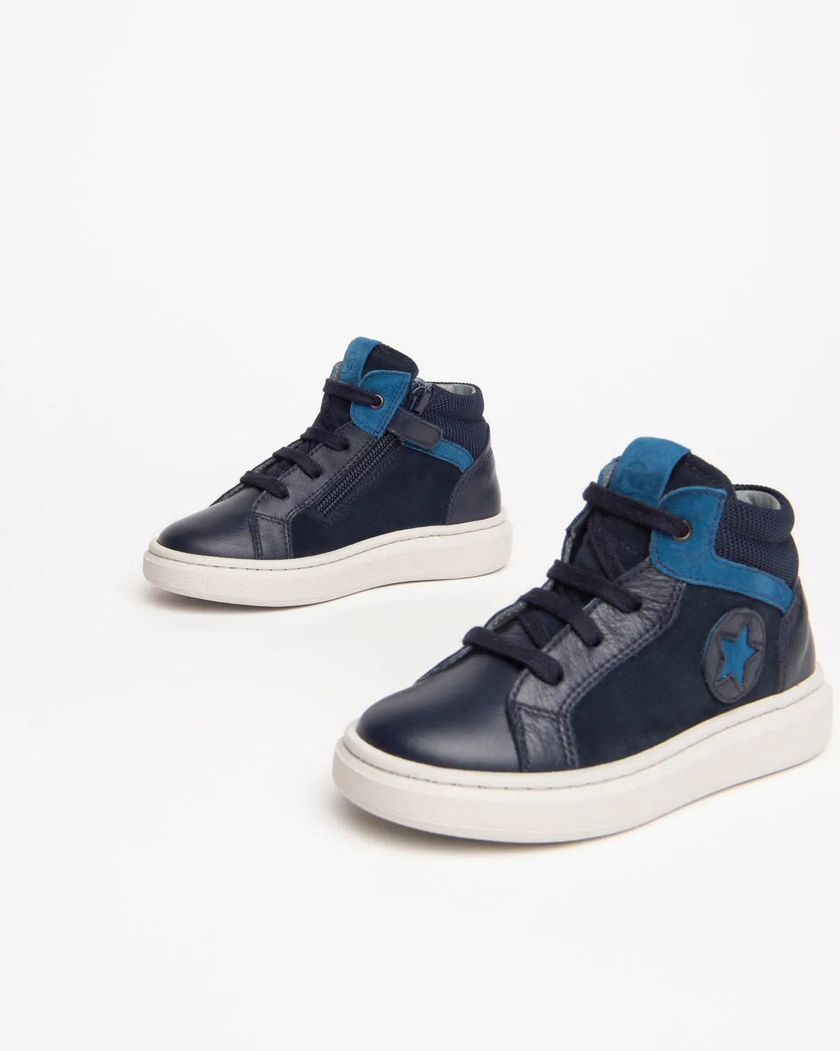 NeroGiardini Sneakers Baieti Piele Camoscio Inalti