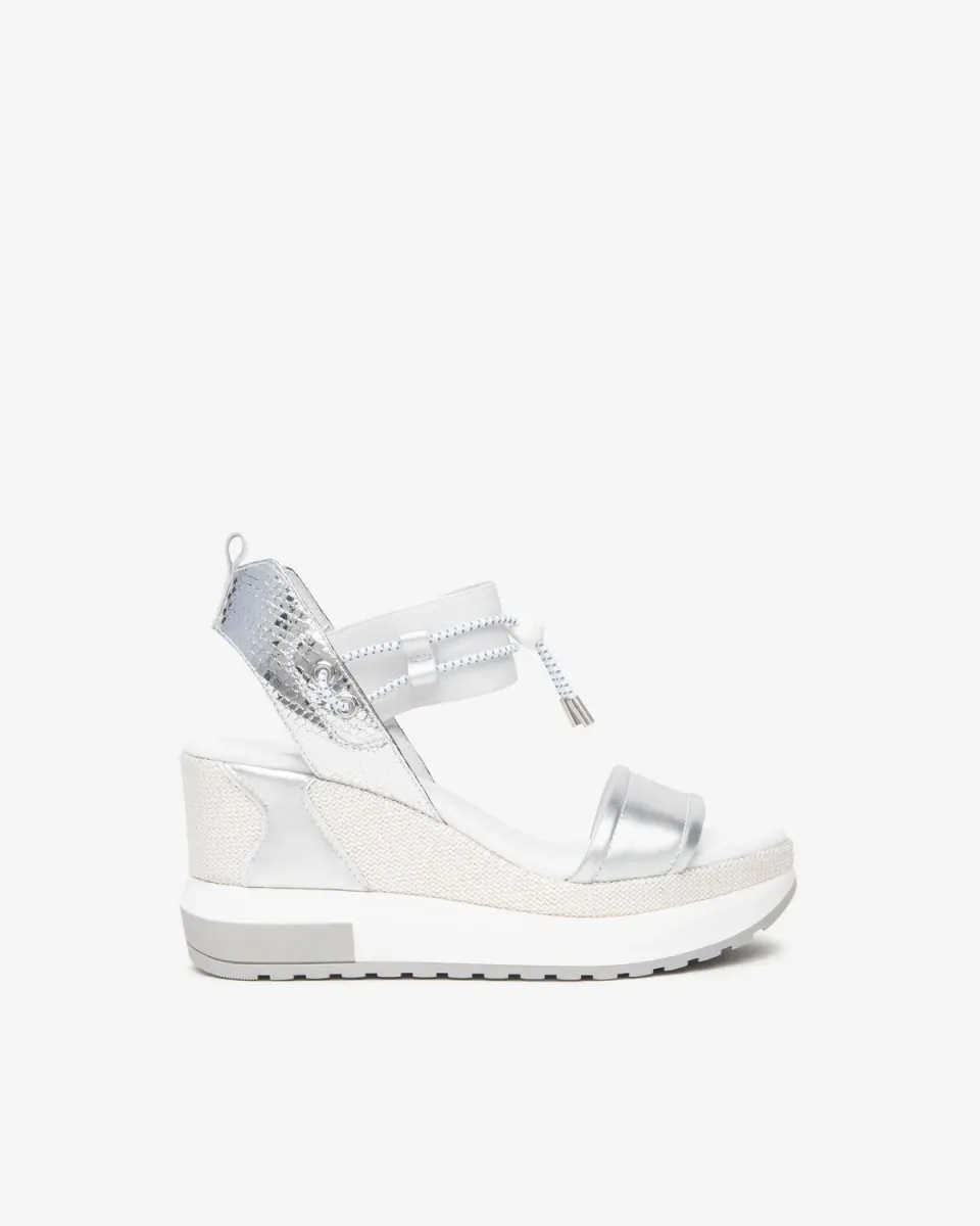 NeroGiardini sandale piele platforma 80 mm siret