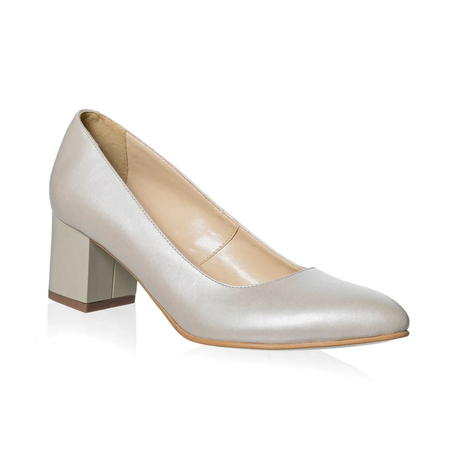 Catinca Shoes A2 BS pantofi piele bej sidef