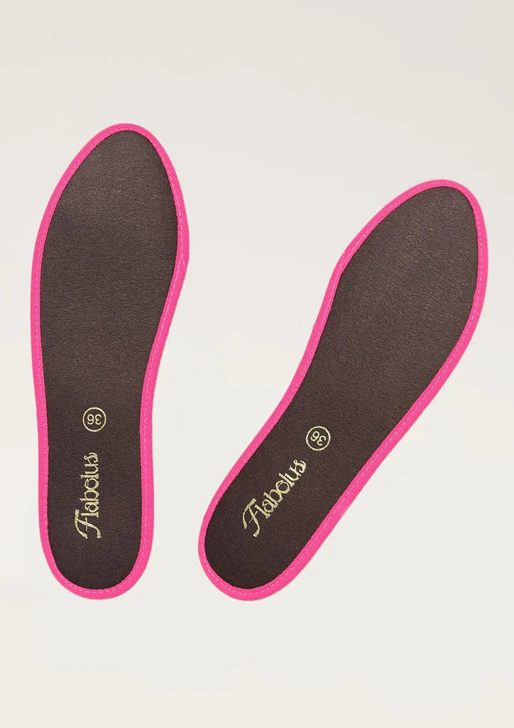 Flagelus Francie Fuchsia brant pantofi negru