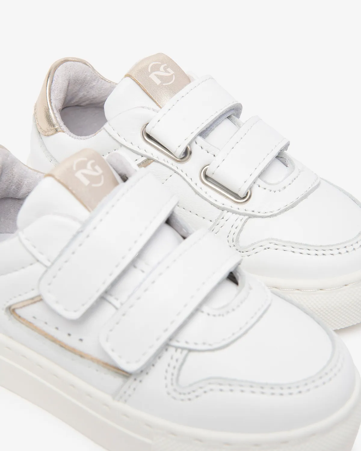 Sneakers fete piele NeroGiardini cu scai marimi 24-29